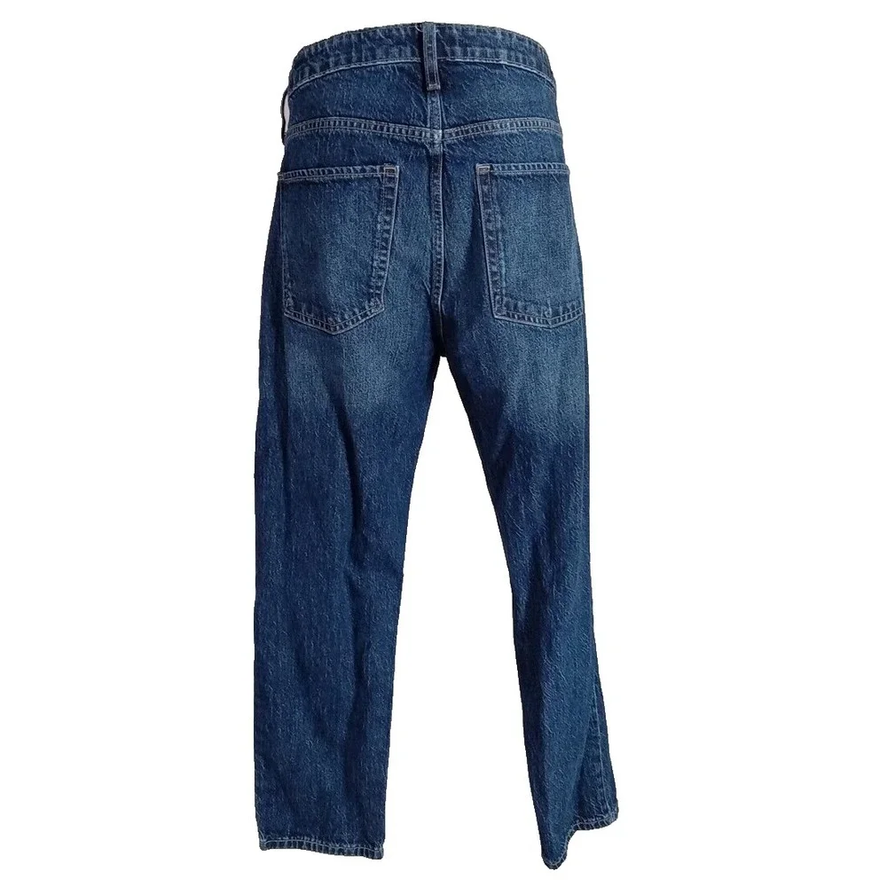 Gap Jeans Denim Boyfriend 14/32 Reg Med Wash Pocket Straight‎ Pant Pockets